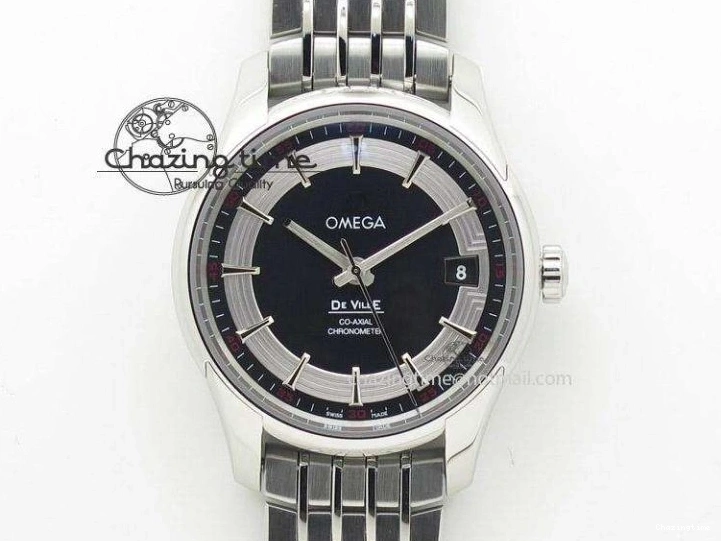 0501 Functional De Ville MK 1:1 Best Edition SS White Dial On Black Leather Strap A 8260